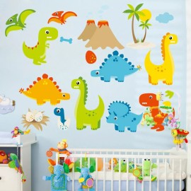 DaraBaby Vinil Decorativo Infantil Animales Dinosaurios Sala Cuarto