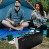 KeoPuals Stove Windscreen - Folding Camping Stove Windshield 4 Plates
