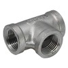Cast Tee with 3x Female Thread NPT 1/8 Inch Female