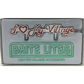 Dept 56 Brite Lite Village Accessory I Love My Village