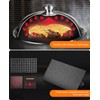 homenote Griddle Accessories for Blackstone, Commercial Grade 12 Inch Heavy