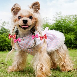 40 Pcs Dog Bows, Cute Puppy Hair Bows with Rubber Bands, Multi-Colored Handmade Pet Grooming Bows Hair Accessories for Small Dogs