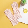 SCOLORKI Silk Gloves, 100% Silk, Women's, UV Protection, Smartphone Compatible,