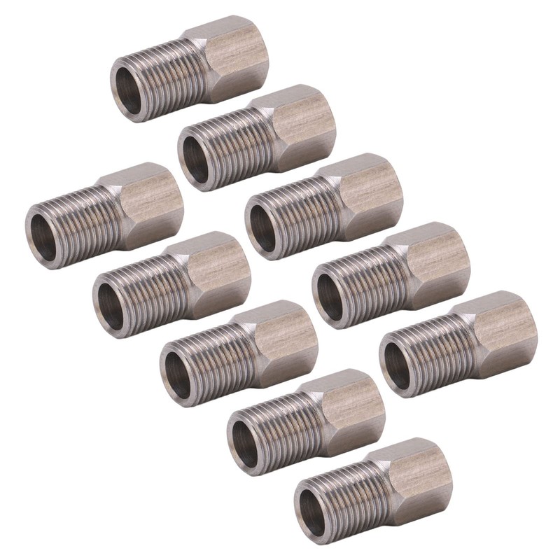 Stainless Steel Hydraulic Brake Hose Compression Nut 10pcs 8mm Screw