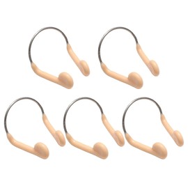 RNSKFG 5 Swimming Nose Clips, Anti-Falling And Waterproof Design, Swimming Training Supplies, Universal For Adults And Children.