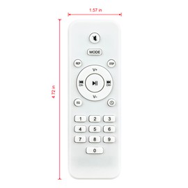 Rplace Remote Control Compatible with Klim Boombox B4 CD Player