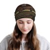 African Tribal Art Multifunction Beanie Hats for Women Men Slouchy