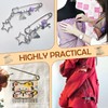 BUOKKON 30Pcs 3" Large Safety Pins, Three Colors Heavy Duty