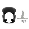 YHMTIVTU Gloss Black Front Headlight Fairing Cowl Cover For Harley