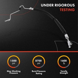 A-Premium Power Steering Pressure Hose Line Assembly Compatible with Honda Odyssey 2011-2017, 3.5L, with O-ring, Pump to Gear/Rack Pinion