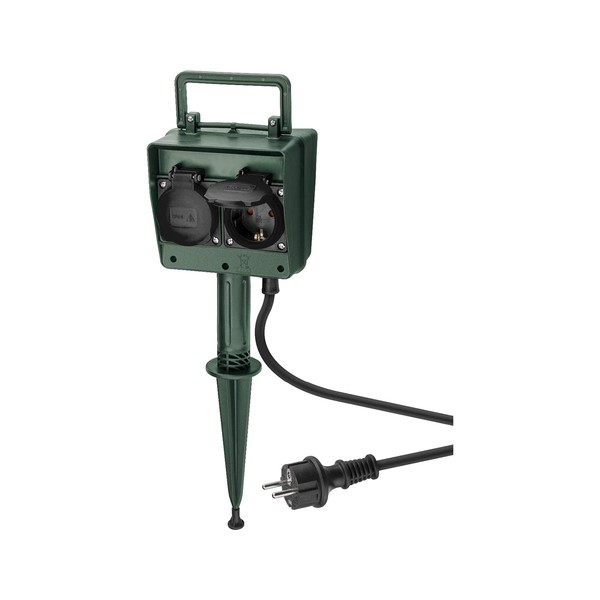 Goobay 55943 Garden Socket - 4-Way Especially Suitable for Outdoor