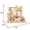 Robotime Marble Roller Coaster Clockwork Mechanical 3D Puzzle Game Woodcraft