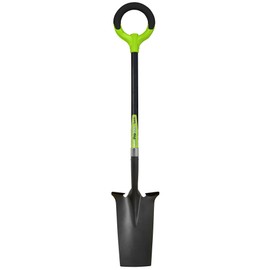 Radius Garden 25102 Pro-Lite Carbon Steel Spade, Green