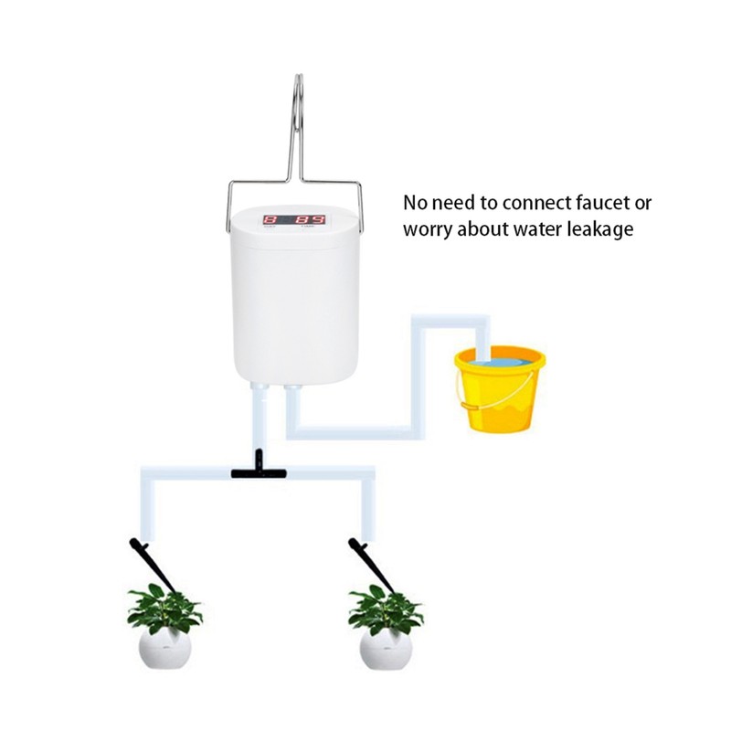 Intelligent Charging Potted Plant Timing Watering Kit Office Home Automatic