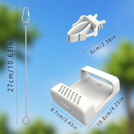 5-Pack Bird Cage Food and Fruit Skewer Set, Parrot Fruit Clip Feeder, Stainless Steel Bird Food Holder, Foraging Toys for Budgies, Cockatiels, and Finch Species