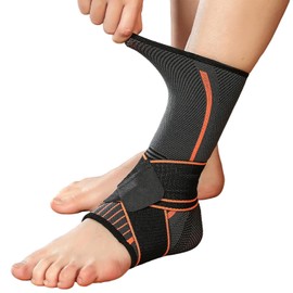 Tobilleras Deportivas Ajustable de Compresión, Tobillera para Esguince Ortopedica ，para Baloncesto Protección Deportiva,Fitness y Tobillo Rehabilitación ， Hombre y Mujer Multi-Talla (Medium)
