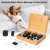 OnVisit Hot Stone Massage Set with Warmer Kit, 10 PCS