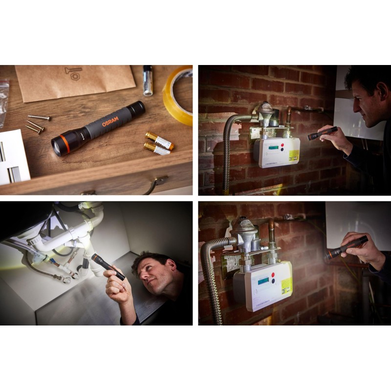 OSRAM LEDinspect TORCH 350 ESSENTIAL Zoom Function 350lm Brightness 6500K