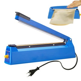 Film Sealer 200 mm Heat Sealer with 2 mm Sealing Width, Portable Sealing Device, Welding Device for Bags, Bags Welding Machine for Mylar PP PE Bags and Plastic Films, Blue