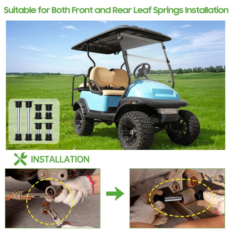 10L0L Golf Cart Bushing and Sleeve Kit for Club Car