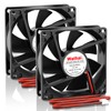 Wathai 80mm 24V DC Cooling Fan 2Pin 24Volt 80mm x