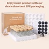 ComSaf Spice Jars with Label 4 oz 24Pcs, Glass Spice