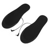 2Pcs Heated Insoles L Size USB Plug in Washable Foot