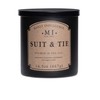 Manly Indulgence Suit & Tie Scented Jar Candle, Medium, Black