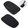 2 Pcs Black Motorcycle Side Kickstand Non-Slip Plate Base Parking