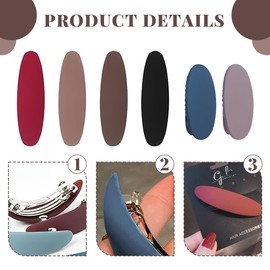 VONJUMA 4 Pieces Hair Clips Women's Thin Hair Automatic Hair Clips Vintage with 2 Small Hair Clips French Hair Clips Women for Thin Hair and Thick Hair Long Basic Hair Clips Set for Women