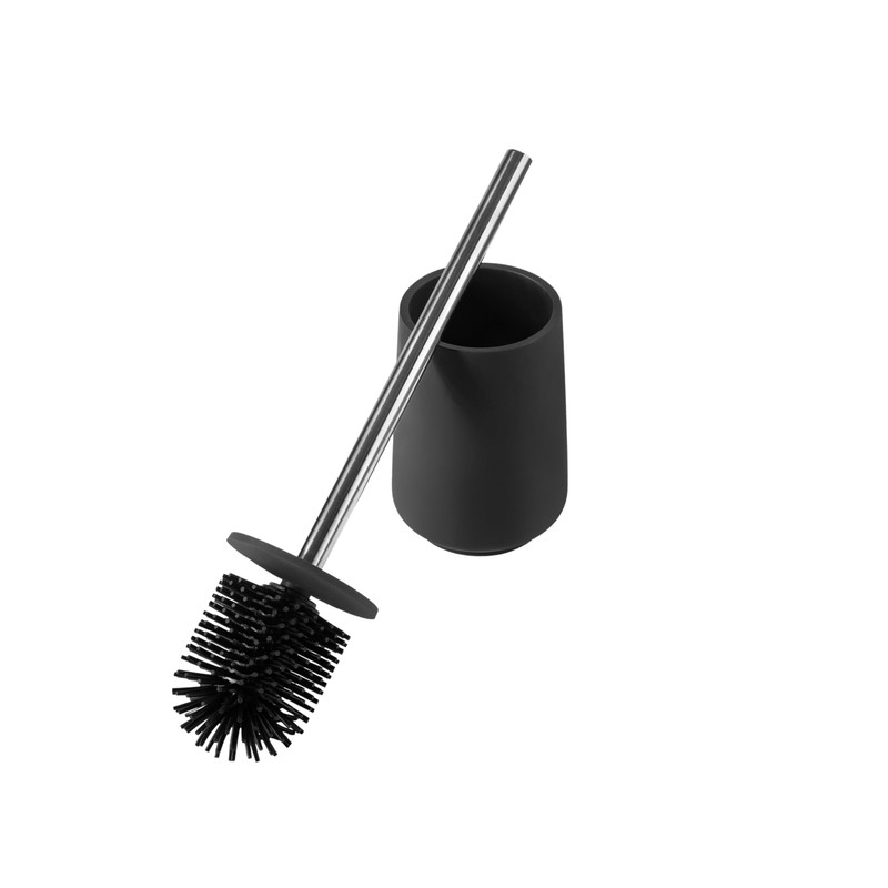 cleangang Toilet Brush, Silicon, Black, Normal