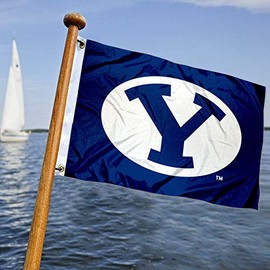 College Flags & Banners Co. Brigham Young Cougars Boat and Nautical Flag