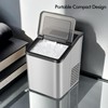 HAILANG Countertop Ice Machine with Handle, 26 Pounds of Ice