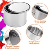 AKOLAFE 4 Pack 2 Quart Paint Cans with Lids &