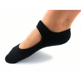 2 Pairs of Wewee Very Comfortable Socks Non-slip with the Comfort Zone Wewee ABS Socks are ideal for Gym, Yoga, Pilates and other Fitness – Anti-Slip and One Size (Fits UK Size 4-8, black