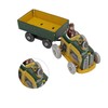 Wind Up Metal Walking Toy Tinplate Tractor Nostalgic Handmade Delicate
