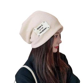 Myuse Knit Hat, Beanie, Autumn, Winter, Medical Hat, Solid Color, Skin-friendly x Cool x Stylish, Sweat Absorbent, Breathable, All Seasons, Heat Retention, Windproof, Unisex, Going Out x Loose Fit,