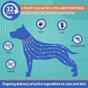 Dog Flea and Tick Collar 4 Pack, Waterproof Adjustable Collar