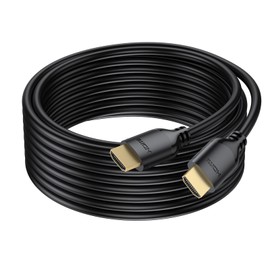 UVOOI 4K HDMI Cable 50FT, Long HDMI Cable 50 FT High Speed HDMI 2.0 Cord (in-Wall CL3 Rated, 4K@60Hz, 2K 1440P, 3D, HDCP2.2, ARC, Ethernet) Compatible for Monitor, Projector, HDTV, Laptop, PC