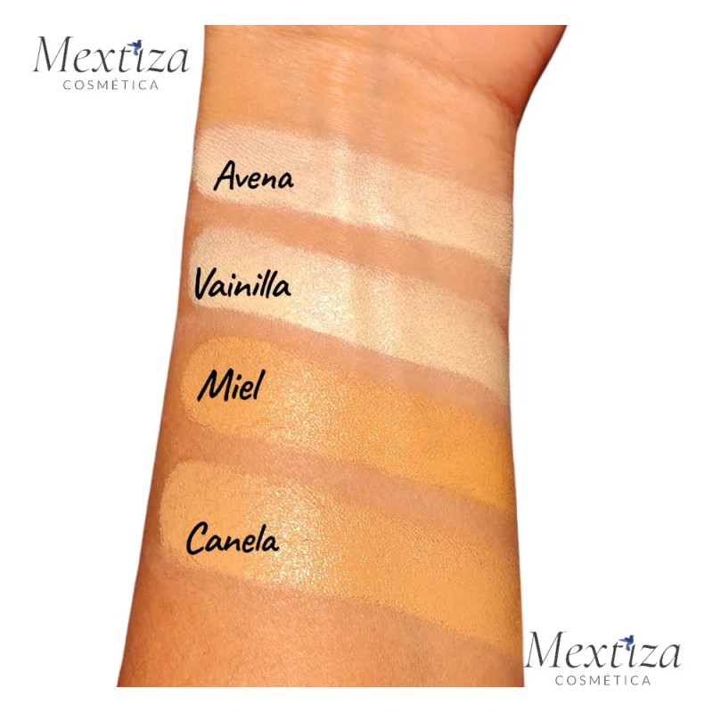 Maquillaje Alta Cobertura Fps Cubre Tatuajes Manchas Mextiza