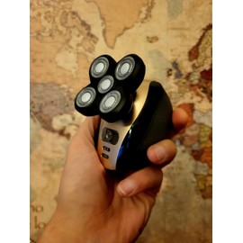 puraVITAmin 5 Wet Dry Head Shavers for Men - Advanced Electric Razor for Bald Heads - Head Shaver Kit with Rechargeable Precision, Trimmers, and Easy Cleaning - Elevate Your Bald Grooming Experience