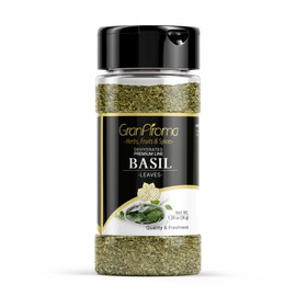GranAroma Basil Leaves, Sauces & Dressings, Cut & Sifted (1.28 Ounce)
