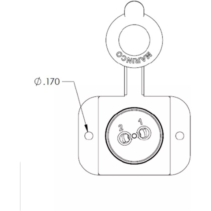 Marinco 2-Wire ConnectPro® Charging / Downrigger / Trolling System