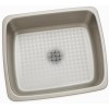 Dependable Industries Inc. Essentials PVC Sink Mat 16"x12" Circle Design