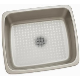 Dependable Industries Inc. Essentials PVC Sink Mat 16"x12" Circle Design Protector for Kitchen Sink Scratch Guard Fros