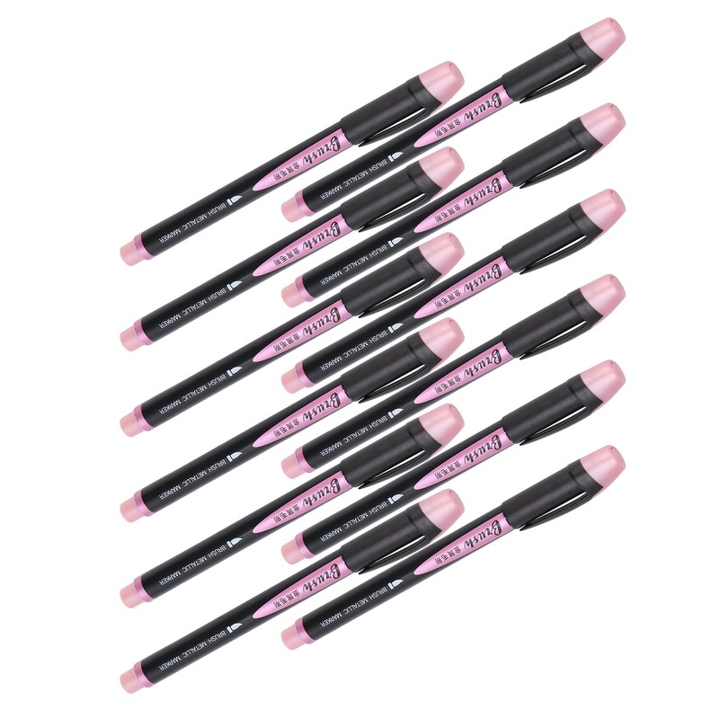 12pcs Soft Head Marker Pen DIY Dry Fast Acrylic Paint