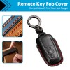 MAX COOL Leather Car Remote Key Fob Cover Key Shell