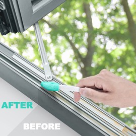 Lumkew Small Cleaning Brushes for Household, 8Pcs Set with Detailed Cleaning Tool for Windows, Doors, Bottles, Car, and More