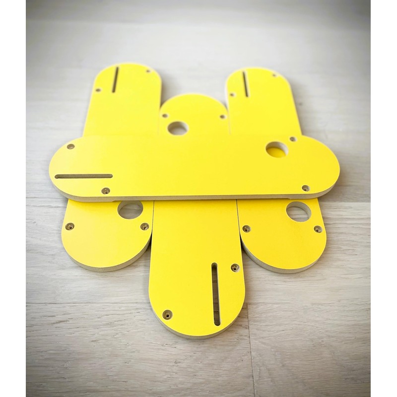 Cncdesigns Zero Clearance Inserts (4-Pack) for DeWalt Table Saw with