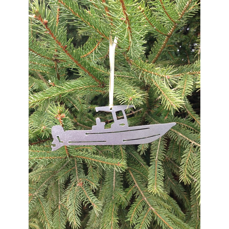 Center Console Boat Ornament